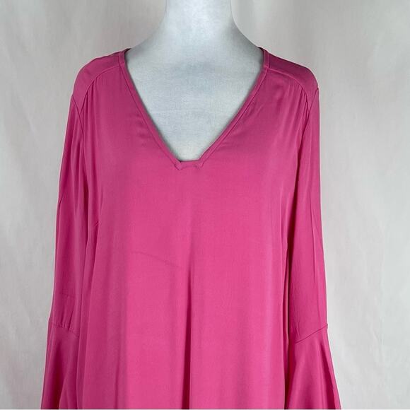 Anthropologie HD in Paris Pink Whimsical Feminine Fairy Dress NWOT Size 14 - Picture 3 of 13